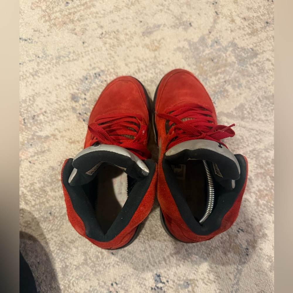 Jordan 5 Retro “Raging Bull” — Size 8 — Project/Restoration Pair - Picture 5 of 7